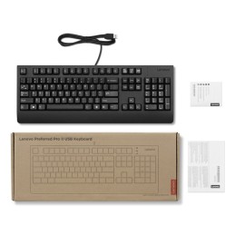Lenovo 4Y41R64602 keyboard Home Office USB Italian Black