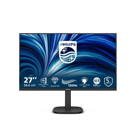 Philips 27B2N3500J 00 computer monitor 27" 2560 x 1440 pixels 2K LCD Black