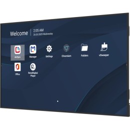 Viewsonic CDE9831-1C Signage-Display Digital Signage Flachbildschirm 2,49 m (98") LCD WLAN 500 cd m² 4K Ultra HD Schwarz
