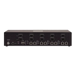 StarTech.com Switch KVM Sicuro a 4 porte per doppio monitor, HDMI o DisplayPort, 4K 60Hz, NIAP 4.0 Desktop KVM, Alloggiamento