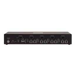 StarTech.com Switch KVM Sicuro a 4 porte, HDMI o DisplayPort, 4K 60Hz, KVM desktop NIAP 4.0, Alloggiamento in metallo, Porta