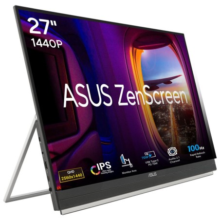 ASUS ZenScreen MB27ACF Monitor PC 68,6 cm (27") 2560 x 1440 Pixel Quad HD LCD Nero