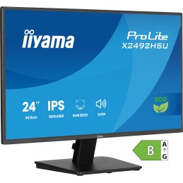 iiyama ProLite X2492HSU-B1 computer monitor 23.8" 1920 x 1080 pixels Full HD LED Black