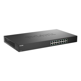 D-Link DMS-1016 Unmanaged L2+ 2.5G Ethernet (100 1000 2500) Schwarz