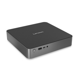 Lenovo IdeaCentre Mini 01IRH10R Intel Core 7 240H 16 Go DDR5-SDRAM 512 Go SSD Windows 11 Home Mini PC Gris