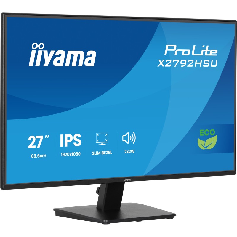 iiyama ProLite X2792HSU-B1 Monitor PC 68,6 cm (27") 1920 x 1080 Pixel Full HD LED Nero