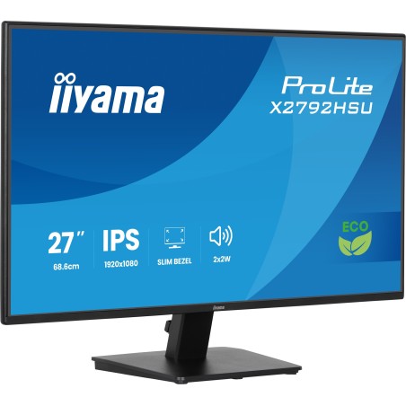 iiyama ProLite X2792HSU-B1 Computerbildschirm 68,6 cm (27") 1920 x 1080 Pixel Full HD LED Schwarz