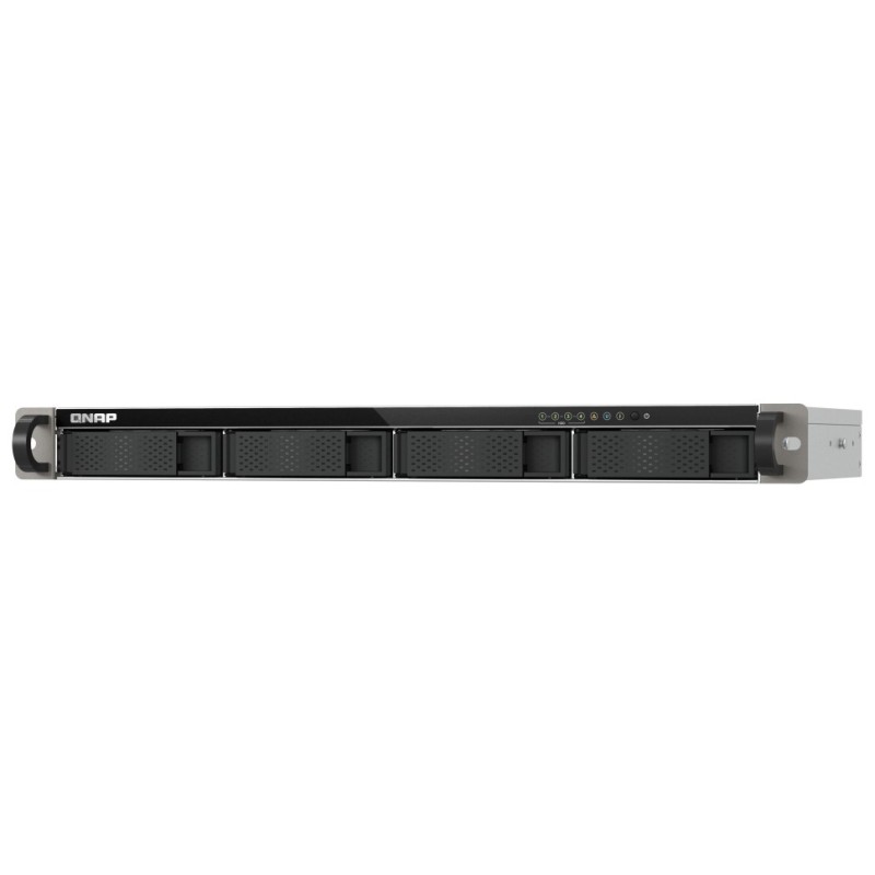 QNAP TS-433eU NAS Rack (1U) Cortex-A Cortex-A55 4 GB 0 TB QNAP Turbo System Schwarz
