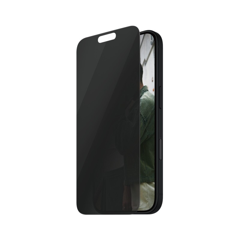PanzerGlass SAFE. by ® 2-Way Privacy Screen Protector iPhone 16 | 15 | Ultra-Wide Fit | Bulk Pellicola proteggischermo