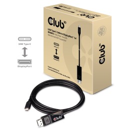 CLUB3D USB Type C Cable to DP 1.4 8K60Hz M M 1.8m 5.9ft