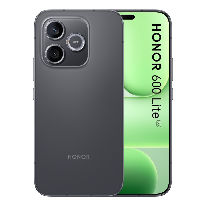 Honor 600 Lite 6.6" Dual SIM Android 16.0 5G USB Type-C 8 GB 256 GB 6520 mAh Black