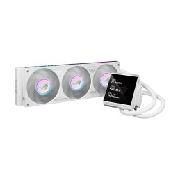 ASUS ROG Strix LC IV 360 ARGB LCD White Edition Prozessor Flüssigkeitskühlung 12 cm Weiß