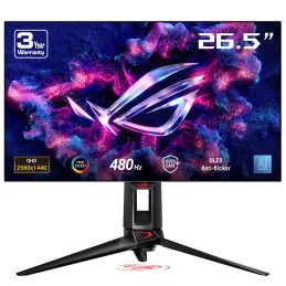 ASUS ROG Swift OLED PG27AQDP Computerbildschirm 67,3 cm (26.5") 2560 x 1440 Pixel Quad HD Schwarz