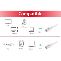 Equip 605540 cable de red Blanco 40 m Cat6 S FTP (S-STP) Alrededor