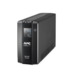 APC BR650MI sistema de alimentación ininterrumpida (UPS) Línea interactiva 0,65 kVA 390 W 6 salidas AC