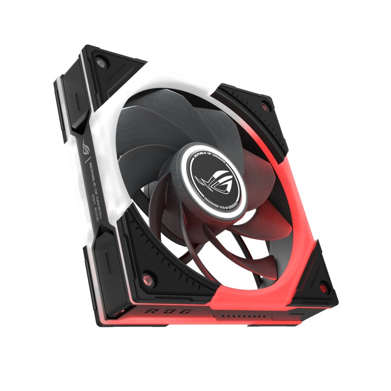 ASUS ROG Eurux GR120 ARGB Reverse Fan - Single Pack Computer case 4.72" (12 cm) Black, White 1 pc(s)