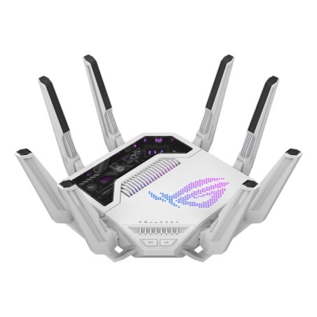 ASUS ROG Rapture GT-BE19000AI router inalámbrico 10 Gigabit Ethernet Tribanda (2.4 GHz   5 GHz   6 GHz) Blanco