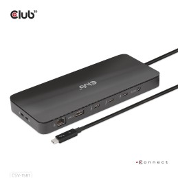 CLUB3D CSV-1581 station d'accueil Thunderbolt 4 Noir