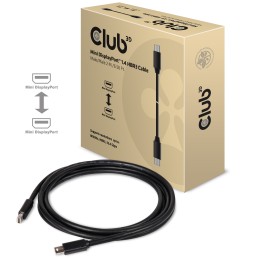 CLUB3D Mini DisplayPort 1.4 Cable HBR3 8K60Hz Macho   Macho 2 metros