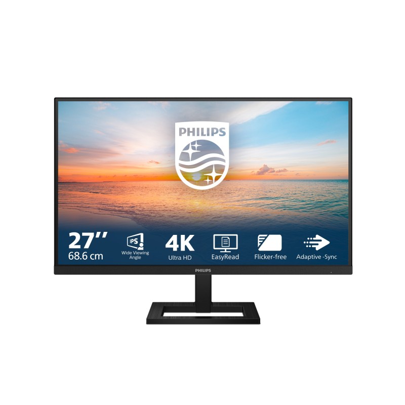 Philips 1000 series 27E1N1900AE 00 Computerbildschirm 68,6 cm (27") 3840 x 2160 Pixel 4K Ultra HD LCD Schwarz