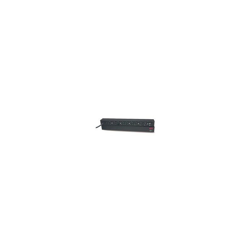 APC Basic Rack 1.8kVA unidad de distribución de energía (PDU) Negro