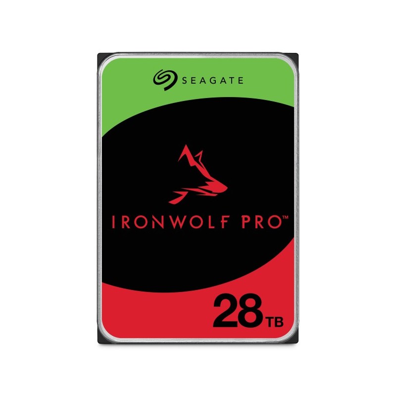 Seagate IronWolf Pro ST28000NT000 disco duro interno 28 TB 7200 RPM 512 MB 3.5" Serial ATA III