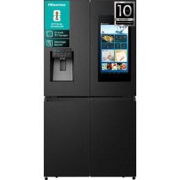 Hisense Hi9 Freistehend Flügeltürkühlschrank, Schwarz, 577 l