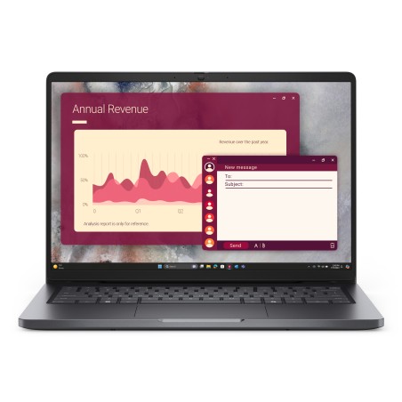 DELL Pro 14 PC14250 Intel Core Ultra 5 225U Laptop 14" Full HD+ 16 GB DDR5-SDRAM 512 GB SSD Wi-Fi 6E (802.11ax) Windows 11 Pro