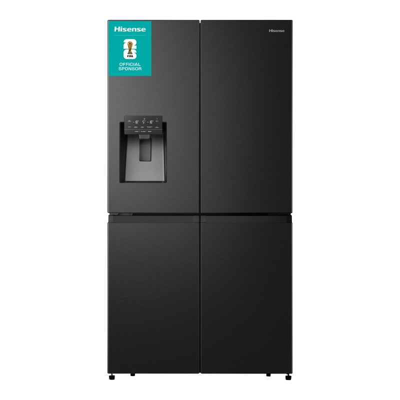 Hisense RQ760N4SBFE frigorifero side-by-side Libera installazione 584 L Nero