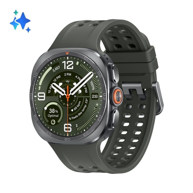 Samsung Galaxy Watch Ultra2 3,81 cm (1.5") AMOLED 47 mm Digital 498 x 498 Pixel Touchscreen 4G Silber WLAN GPS