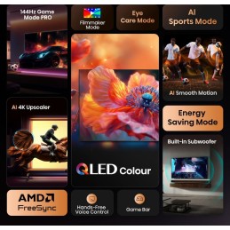 Hisense 98E7Q 2,49 m (98") 4K Ultra HD Smart TV Wi-Fi Nero