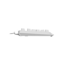 Hama Exodus 220 TKL clavier Gaming USB QWERTZ Allemand Blanc