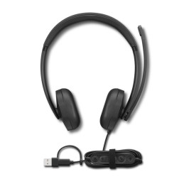Lenovo VoIP Headset 5000 Wired Head-band Office Call center USB Type-C Black