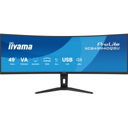 iiyama ProLite XCB4994DQSU-B1 Computerbildschirm 124,5 cm (49") 5120 x 1440 Pixel Dual QHD LCD Schwarz