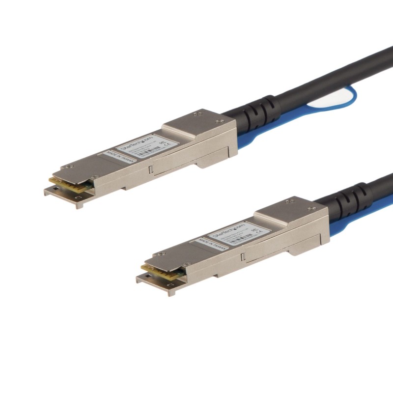 StarTech.com QSFP40GPC5M InfiniBand fibre optic cable 196.9" (5 m) QSFP+ Black