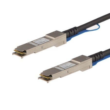 StarTech.com QSFPH40GCU3M InfiniBand fibre optic cable 118.1" (3 m) QSFP+ Black