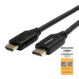 StarTech.com Cable HDMI 2.0 Delgado de Alta Velocidad con Ethernet 4K 60Hz de 3m - HDR10 - Conectores con Agarre