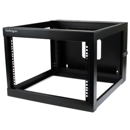StarTech.com Rack de Servidores Abierto de 6U Abisagrado de Pared - de 19 Pulgadas - de 4 Columnas - con 50cm de Profundidad de