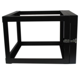 StarTech.com Armadio Rack di Rete con Montaggio a Parete 6U con cerniera posteriore, Quadro Server Rack a muro Open Frame con