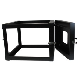 StarTech.com Rack de Servidores Abierto de 6U Abisagrado de Pared - de 19 Pulgadas - de 4 Columnas - con 50cm de Profundidad de