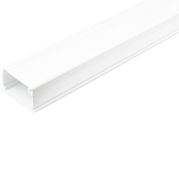 StarTech.com 1,8m Kabelkanal Selbstklebend, 45x27mm, PVC, Sockelleiste Wandkabelkanal, UL geprüft