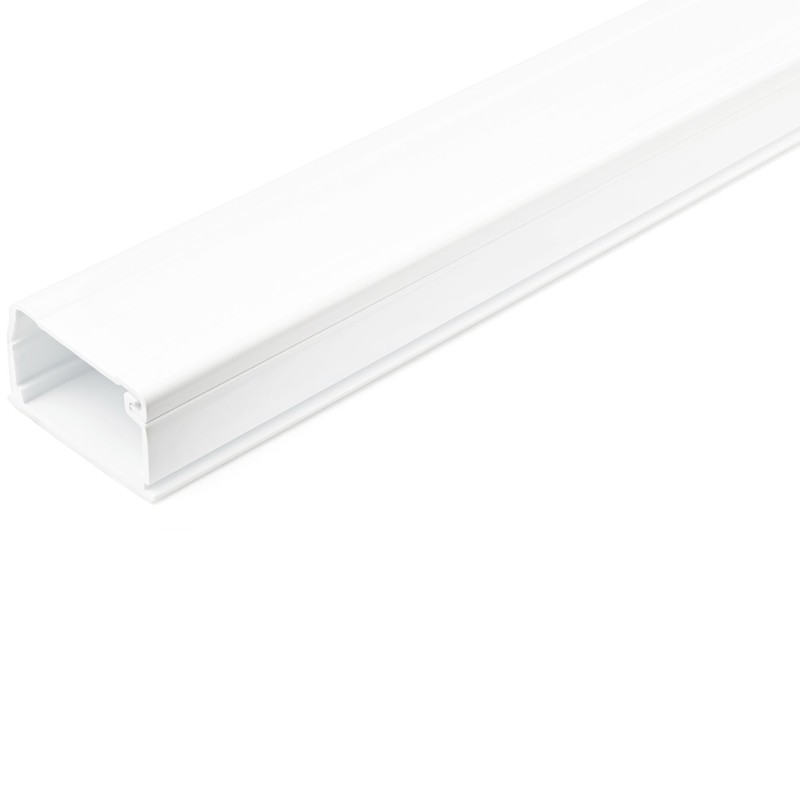 StarTech.com 1,8m Kabelkanal Selbstklebend, 45x27mm, PVC, Sockelleiste Wandkabelkanal, UL geprüft