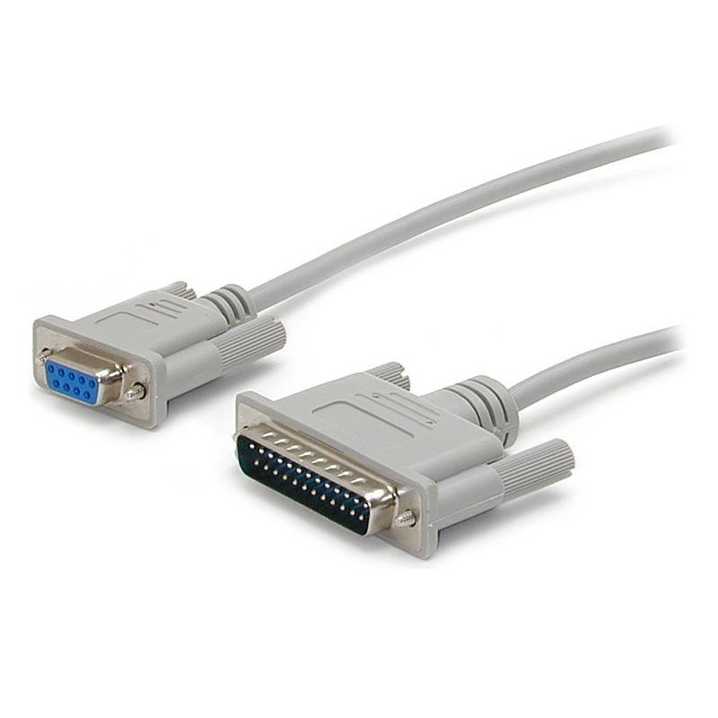 StarTech.com SCNM925FM serial cable Gray 118.1" (3 m) DB-25 DB-9