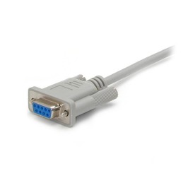 StarTech.com Cable de 3m de módem nulo serie cruzado DB9 hembra a DB25 macho