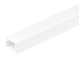 StarTech.com Canalina Passacavi Adesiva da 2m - Canalina Porta Cavi con Coperchio - 19x13mm - Resistente Canalina per Cavi a