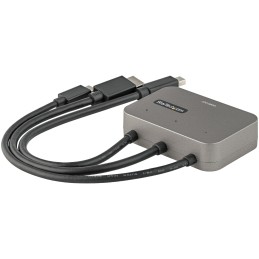 StarTech.com CDPHDMDP2HD video cable adapter 10.6" (0.27 m) HDMI + USB HDMI + Mini DisplayPort + USB Type-C Black, Silver