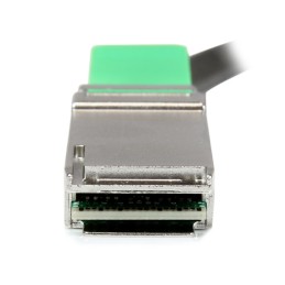 StarTech.com Cable de 2m Twinax Direct Attach QSFP+ a QSFP+ - 40G Compatible con MSA sin Codificar - DAC Cobre 40 GbE - Módulo