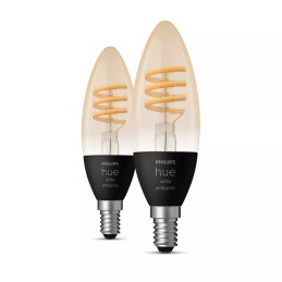 Philips E14 - Filament Lampe Kerzenform Doppelpack - 350