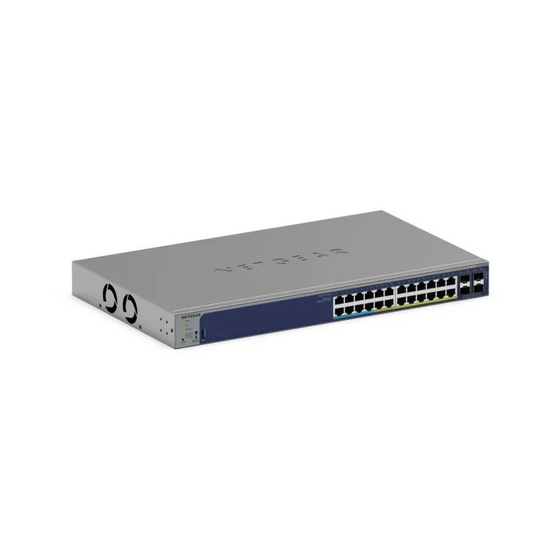 NETGEAR GS728TXUP Managed Gigabit Ethernet (10 100 1000) Power over Ethernet (PoE) 1U Grau