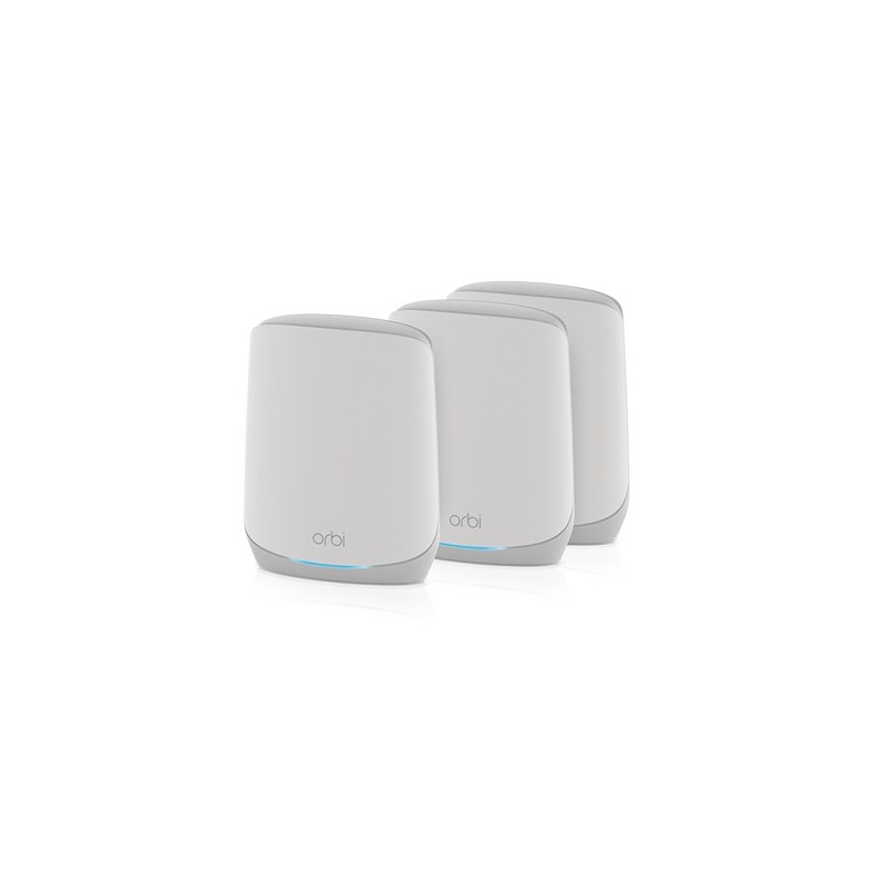 NETGEAR Orbi RBK763S Tri-Band (2,4 GHz   5 GHz   5 GHz) Wi-Fi 6 (802.11ax) Weiß 7 Intern
